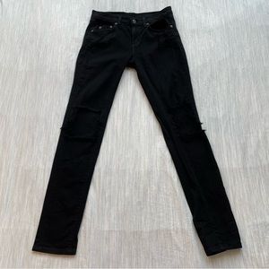 Carmar Denim Black Ripped Jeans 26